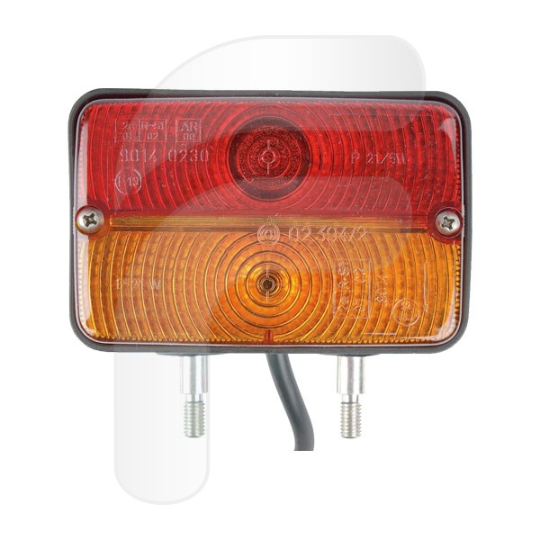 DOUBLE SIDED FRONT-REAR COMBINED LIGHT